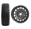 roata golf octavia leon iarna anvelopa Roata completa VW Golf 5, Skoda Octavia 2, Seat Leon janta otel ALCAR 9165 6x15 + anvelopa Iarna Westlake SW608 195/65R15 91H